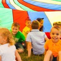 Camping Les Gorges du Chambon Ciela Village Rainbow children's safe and happy hide-out place for gaming